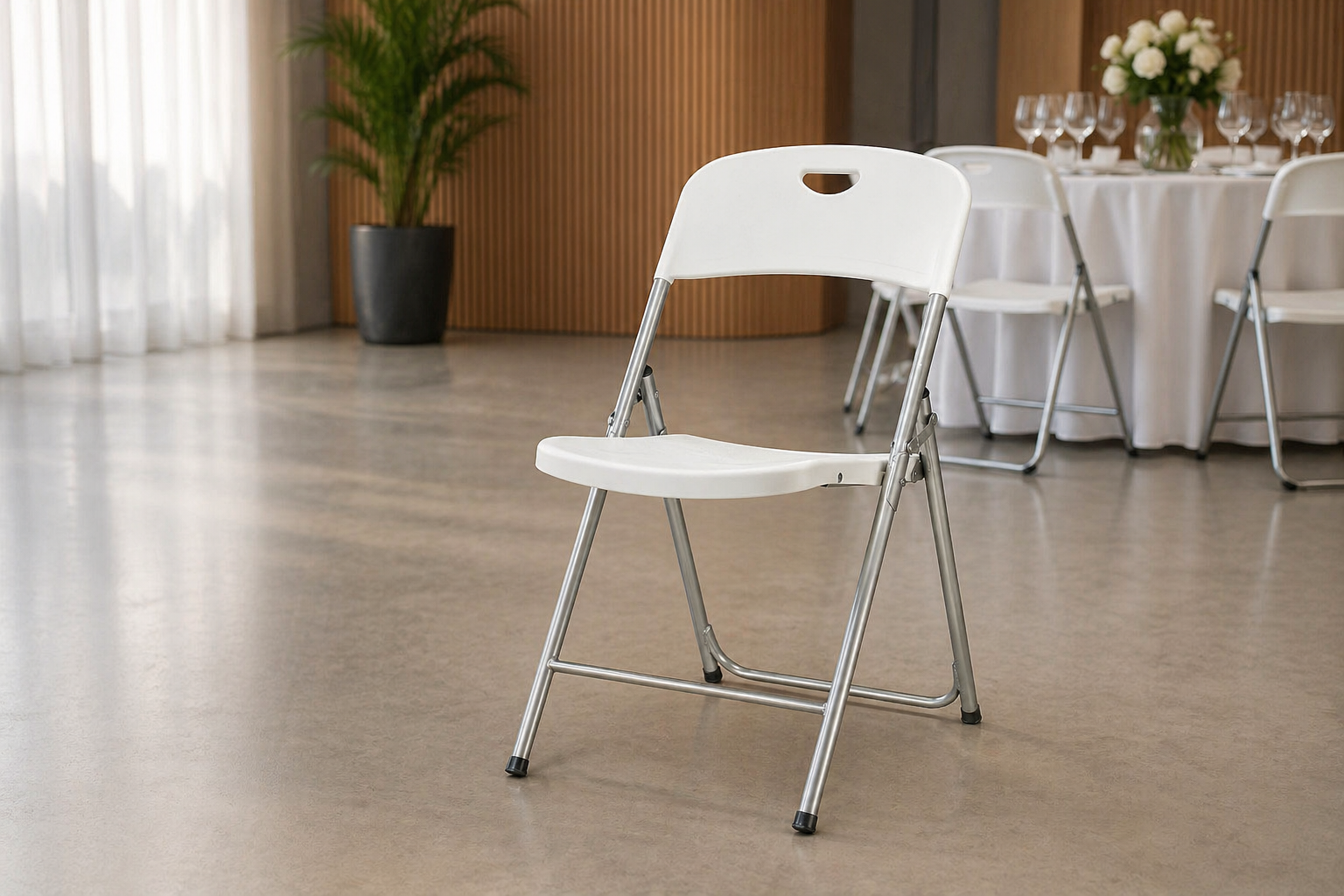 Silla Plegable de Plástico Duro